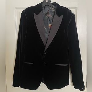 Zara Man Party Collection Winter 2017 Tailored Fit Suit Jacket Coat Size 36